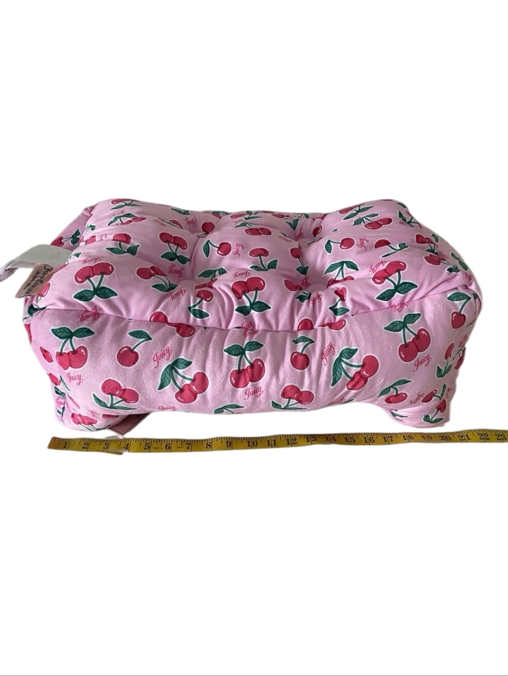 JUICY COUTURE Pink Cherry Print Pet Bed - Picture 5 of 8